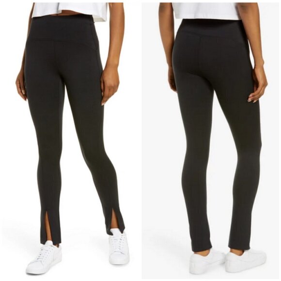 💕ZELLA💕 High Waist Asana Renew Leggings Split Cuff ~ Black Small S NWT - Picture 1 of 16